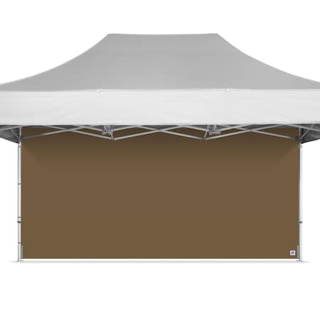 E-Z Up TAA Compliant Endeavor Sidewall, 15' W x 15' H, Coyote Brown SWEND3FXT15CB